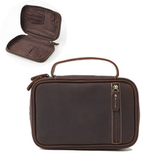 Leather Mini Briefcase ipad Mini Briefcase for Men Mini Briefcase Bag Leather - iwalletsmen