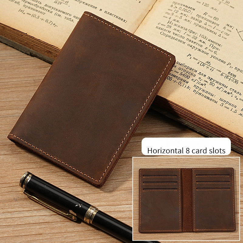 slim leather card walletâ€?