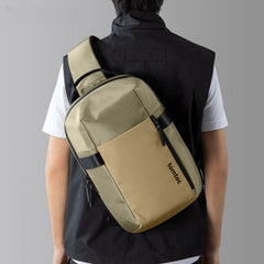 14‘’ Laptop large mens sling bag,