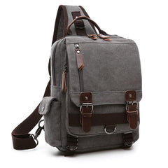 Canvas Large Sling Bag for Big Guys