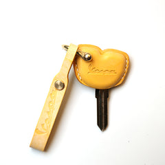 Leather Vespa Motorcycle Key Holder Handmade Leather Vespa Motorcycle Key Cover