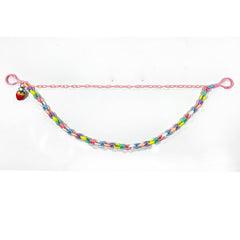 Cute Womens Strawberry Plastics Jeans Chain Colorful Light Double Layers Panties Chains For Women
