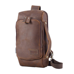 Genuine Leather Mens Sling Bag