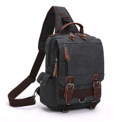 Canvas Large Sling Bag for Big Guys