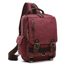 Canvas Large Sling Bag for Big Guys