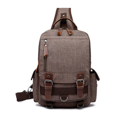 Oxford Large Sling Bag for Big - Gray