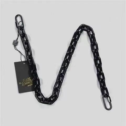 Cute Womens Black Resin Jeans Chain Resin Light Wallet Chains Panties Chain For Men