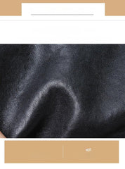 Mens Black Leather Crossbody Bag