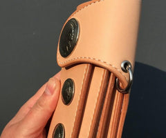 Handmade Leather Long Biker Wallet Mens Cool Chain Wallet Trucker Wallet with Chain