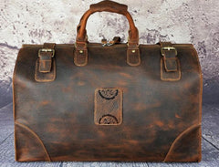 Leather Mens Doctor Bag Weekender Bags Travel Bag Duffle Bag for Men