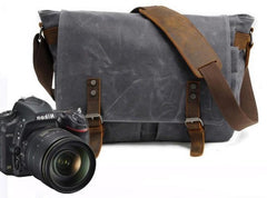 Mens Canvas Messenger Bag Camera Side Bag Courier Bag Shoulder Bag for Men