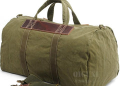 Mens Waxed Canvas Weekender Bag Canvas Travel Bag Canvas Overnight Bag for Men