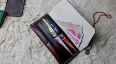 Cool Leather Bifold Mens Long Wallet Leather Long Wallets for Men