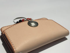 Handmade Leather Mens Cool Slim Leather Envelope Wallet Men Small Wallets Bifold for Men