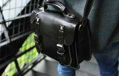 Cool Leather Mens Messenger Bag Handbag Shoulder Bag for men