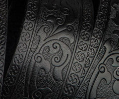 Handmade Black Cool Leather Mens Belt Cool Leather Men Belt for Men