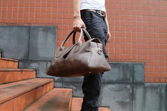 Cool Leather Mens Weekender Bag Travel Bags Shoulder Bags for men