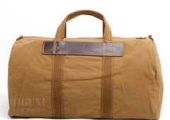 Mens Waxed Canvas Weekender Bag Canvas Travel Bag Canvas Overnight Bag for Men