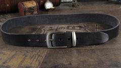 Genuine Leather Punk Rock Biker Trucker Mens Belt Men Black Coffee Belt for Men