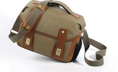 Mens Canvas Camera Messenger Bag Side Bag Courier Bag Camera Shoulder Bag for Men