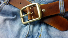 Handmade Leather Mens Belt Men Distress Leather Belt for Men