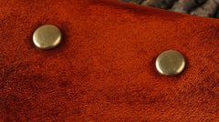 Handmade Leather Mens Cool Key Wallet Car Key Holder Car Key Case for Brown Men