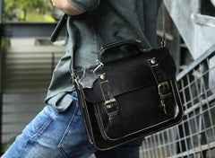 Cool Leather Mens Messenger Bag Handbag Shoulder Bag for men