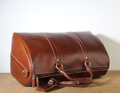 Genuine Leather Mens Cool Weekender Bag Travel Bag Duffle Bags Overnight Bag Holdall Bag for men