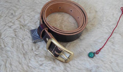 Handmade Vintage Leather Mens Belt Men Leather Belt for Men