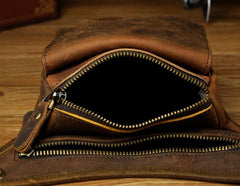 Leather Belt Pouches for Men Leg Drop Bag waist BAG Small Shoulder Bag For Men