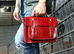 Cool Leather Mens Messenger Bag Handbag Shoulder Bag for men