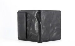 Leather Mens Front Pocket Wallet Small Wallet Slim Wallet Card Wallet for Men