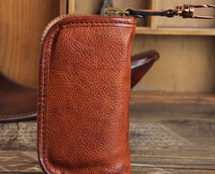 Handamde Genuine Leather Mens Cool Key Wallet Car Key Holder Car Key Case for Men