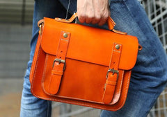 Cool Leather Mens Messenger Bag Handbag Shoulder Bag for men