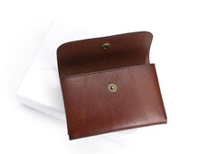 Leather Mens Front Pocket Wallet Small Wallet Card Wallet Change Wallets for Men