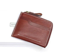 Leather Mens Front Pocket Wallets Small Slim Wallet Card Wallet Change Wallet for Men