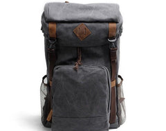 Cool Waxed Canvas Mens Hiking Backpacks Canvas Travel Backpack for Men