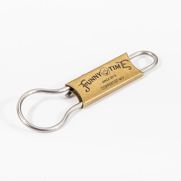 1930s Keyrings Brass Moto KeyChains Hook Keyring Moto Key Holder Key Chain Key Rings for Men