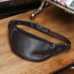 Leather Mens FANNY PACK MENS WAIST BAG HIP PACK BELT BAG FOR MEN