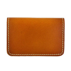 Cool Leather Mens Card Wallet Front Pocket Wallets Small Change Wallet for Men