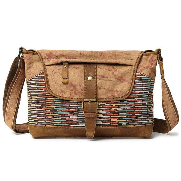 Mens Canvas Rustic Side Bag Messenger Bag Camera Courier Bag Shoulder Bag for Men