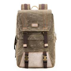 Green CANVAS WATERPROOF MENS 15'' CANON CAMERA BACKPACK LARGE NIKON CAMERA BAG DSLR CAMERA BAG FOR MEN