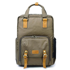 CANVAS WATERPROOF MENS 15'' CANON CAMERA BACKPACK LARGE NIKON CAMERA BAG DSLR CAMERA BAG FOR MEN