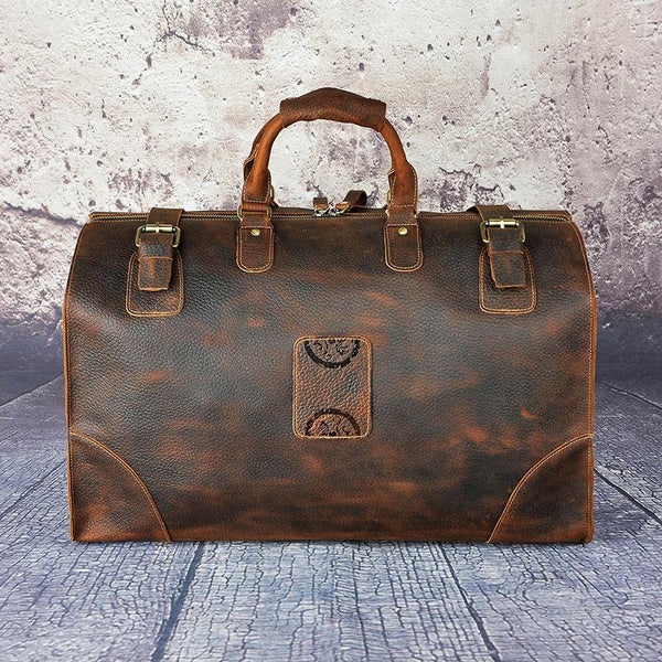 Leather Mens Doctor Bag Weekender Bags Travel Bag Duffle Bag for Men