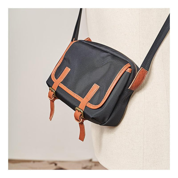 Cool Nylon Mens Small Side Bag Satchel Messenger Bag Courier Bag Postman Bag for Men Women