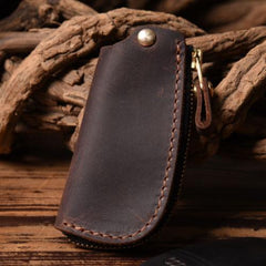 Handmade Leather Mens Cool Car Key Wallet Car Key Holder Car Key Case for Men - iChainWallets