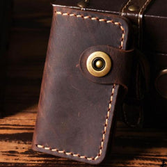 Handmade Leather Mens Cool Key Wallet Key Holder Car Key Case for Men
