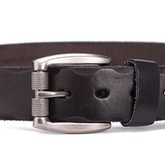 Handmade Genuine Leather Cool Belt Custom Mens Leather Men Brown Black Belt - iChainWallets