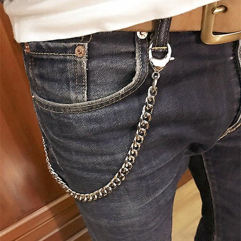 Up To 78% Off on 3Pcs Jeans Chains Wallet Pant