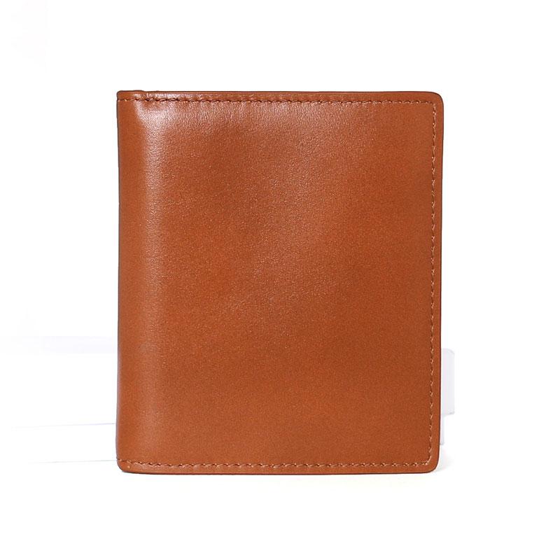 Leather Mens Slim Bifold Small Wallet Front Pocket Wallet Small Wallet for Men